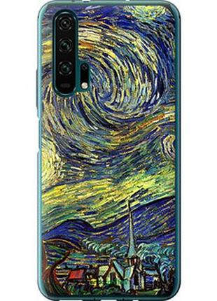 Чехол на huawei honor 20 pro винсент ван гог. звёздная ночь "163t-1702-2448"