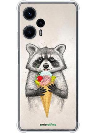 Чохол на xiaomi poco f5 єнотик з морозивом "4602sp-3170-2448"