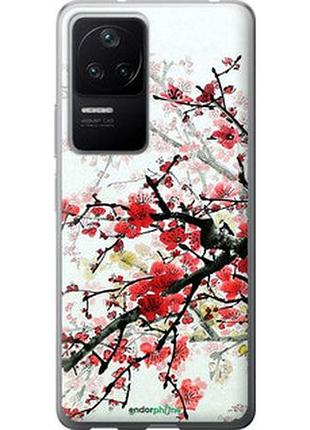 Чехол на xiaomi redmi k40s цветущий куст "831u-2582-2448"