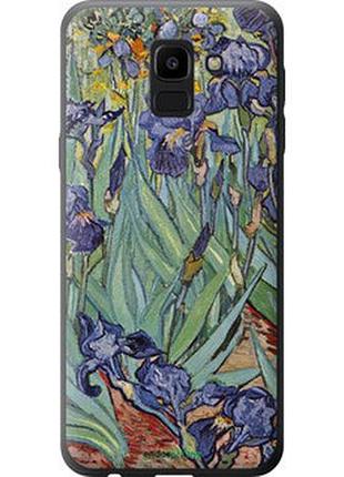 Чехол на samsung galaxy j6 2018 винсент ван гог. ирисы "161t-1486-2448"