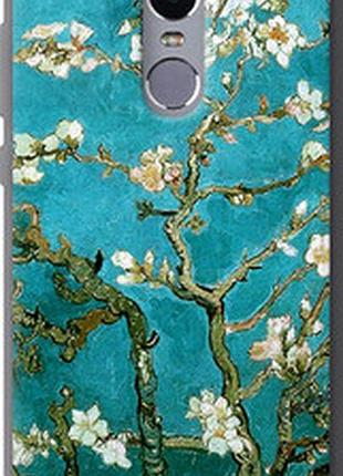 Чехол на xiaomi redmi note 4 винсент ван гог. сакура "841t-352-2448"