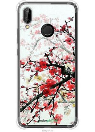 Чехол на huawei p20 lite цветущий куст "831sp-1410-2448"