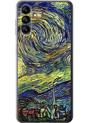 Чехол на samsung galaxy a04s винсент ван гог. звёздная ночь "163u-2877-2448"