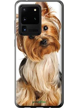 Чехол на samsung galaxy s20 ultra йоркширский терьер с хвостиком "930u-1831-2448"