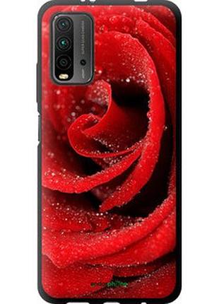 Чехол на xiaomi redmi 9t красная роза "529b-2257-2448"