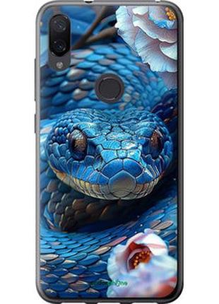 Чехол на xiaomi mi play blue snake "6079t-1644-2448"