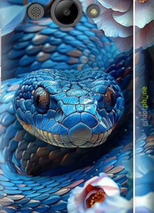 Чехол на huawei y3 2017 blue snake "6079m-991-2448"