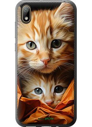 Чехол на huawei y5 2019 котики 2 "5664t-1695-2448"