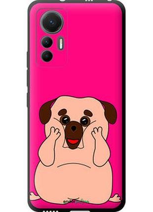 Чохол на xiaomi 12 lite веселий мопс "4908b-2579-2448"