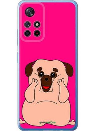 Чехол на xiaomi poco m4 pro 5g весёлый мопс "4908u-3851-2448"