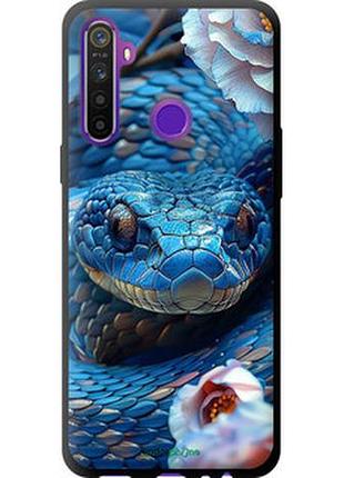 Чехол на realme 6i blue snake "6079b-2059-2448"