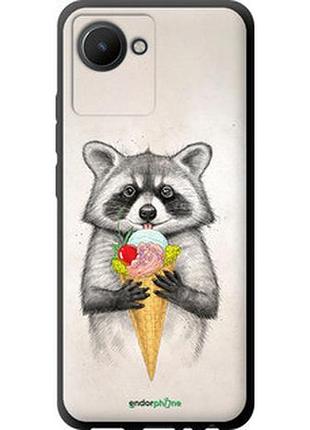 Чохол на realme c30 єнотик з морозивом "4602b-2700-2448"