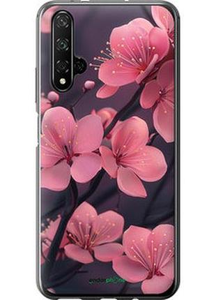 Чохол на huawei nova 5t пурпурова сакура "6075u-1833-2448"