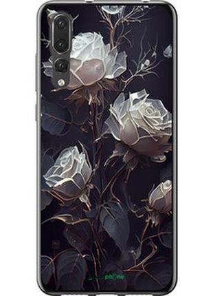 Чехол на huawei p20 pro розы 2 "5550t-1470-2448"