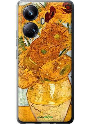 Чехол на realme 10 pro plus винсент ван гог. подсолнухи "162u-2944-2448"