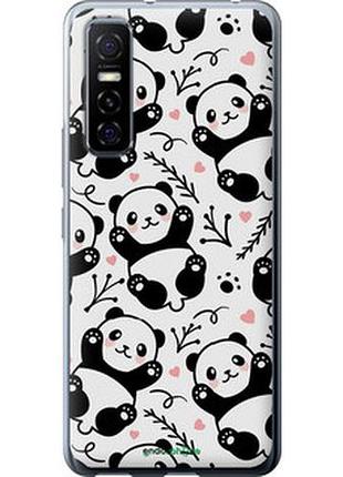 Чехол на vivo y73s панды "4318u-2159-2448"
