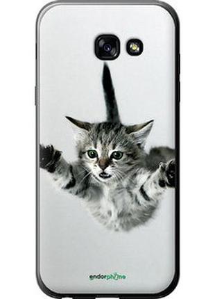 Чехол на samsung galaxy a5 (2017) летящий котёнок "2322t-444-2448"