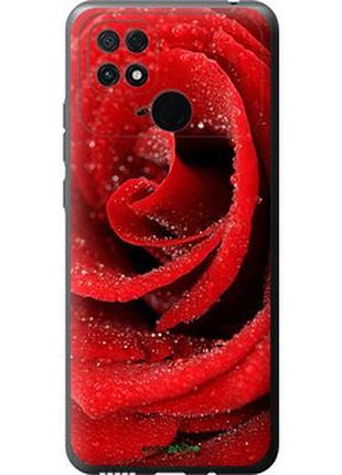 Чехол на xiaomi poco c40 красная роза "529u-2701-2448"