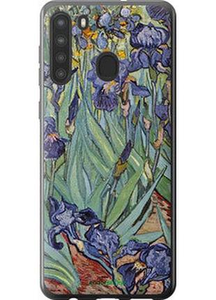 Чехол на samsung galaxy a21 винсент ван гог. ирисы "161u-1841-2448"