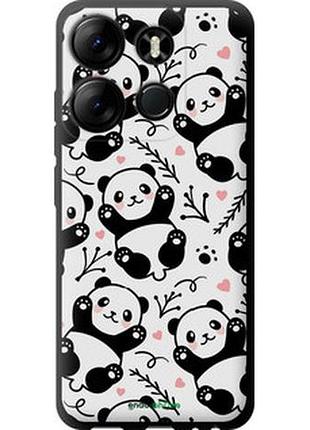 Чехол на infinix smart 7 панды "4318b-3195-2448"