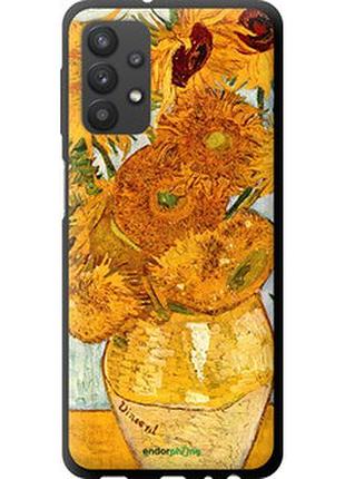 Чехол на samsung galaxy a32 a325f винсент ван гог. подсолнухи "162b-2204-2448"