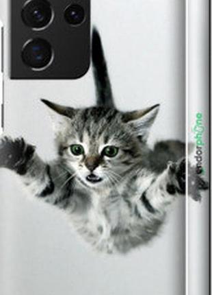 Чохол на samsung galaxy s21 ultra (5g) літній кошенят "2322m-2116-2448"