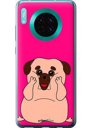 Чохол на huawei mate 30 веселий мопс "4908u-1773-2448"