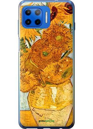 Чехол на motorola moto g plus винсент ван гог. подсолнухи "162u-2202-2448"