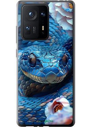 Чехол на xiaomi mix 4 blue snake "6079u-2475-2448"