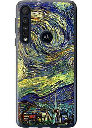 Чохол на motorola one macro вінсент ван гог. зоряна ніч "163u-1812-2448"