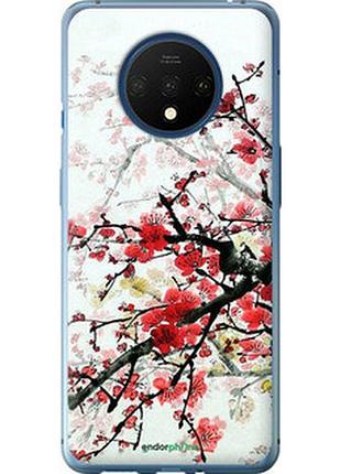 Чехол на oneplus 7t цветущий куст "831u-1809-2448"