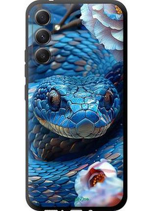 Чехол на samsung galaxy a34 a346e blue snake "6079b-2936-2448"