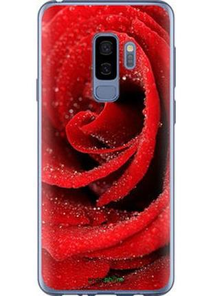 Чехол на samsung galaxy s9 plus красная роза "529t-1365-2448"