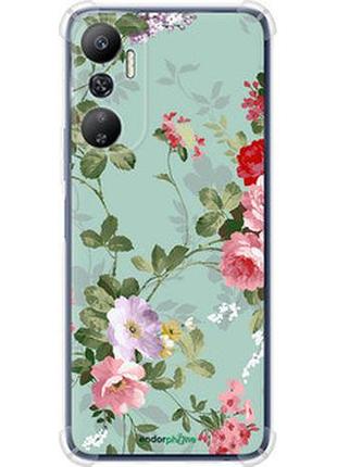 Чехол на infinix hot 20 цветочные обои 2 "862sp-2966-2448"