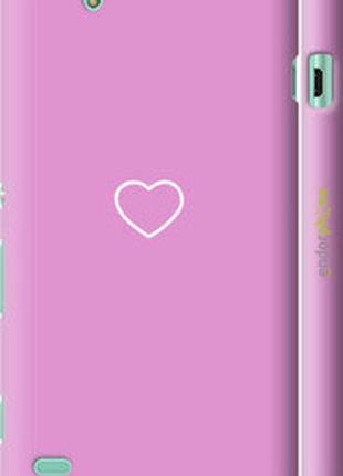 Чехол на sony xperia c4 e5333 сердце 2 "4863c-295-2448"