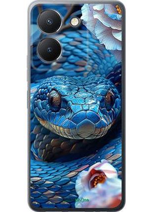 Чехол на vivo y36 5g blue snake "6079u-3135-2448"
