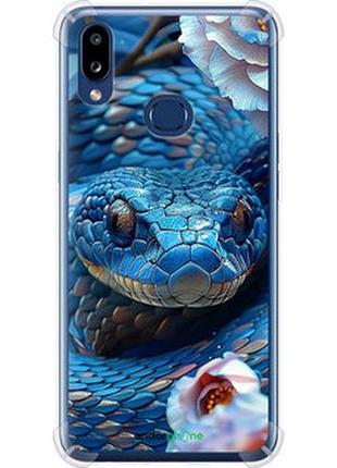 Чехол на samsung galaxy a10s a107f blue snake "6079sp-1776-2448"