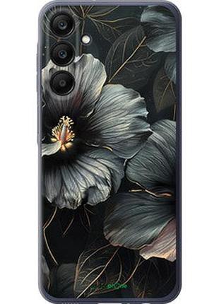 Чохол на samsung galaxy a25 5g чорні квіти "6031u-3495-2448"