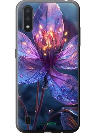 Чехол на samsung galaxy a01 a015f магический цветок "6038u-1842-2448"