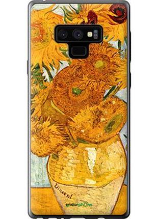 Чехол на samsung galaxy note 9 n960f винсент ван гог. подсолнухи "162u-1512-2448"