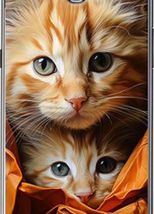 Чехол на samsung galaxy note 2 n7100 котики 2 "5664u-17-2448"