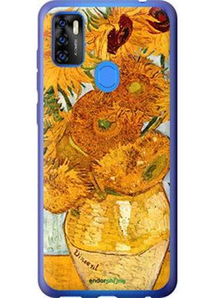 Чехол на zte blade a7s 2020 винсент ван гог. подсолнухи "162u-2454-2448"