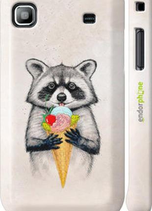 Чехол на samsung galaxy s i9000 енотик с мороженым "4602c-77-2448"
