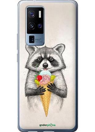 Чохол на vivo x50 pro plus єнотик з морозивом "4602u-2056-2448"