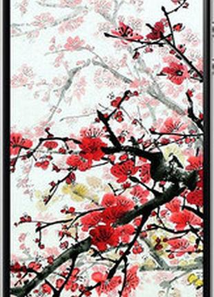 Чехол на iphone 4s цветущий куст "831t-12-2448"