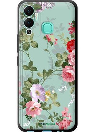 Чехол на infinix hot 12 play цветочные обои 2 "862b-2759-2448"