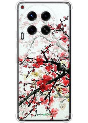 Чехол на tecno camon 30 4g цветущий куст "831sp-3712-2448"