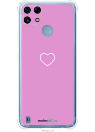 Чехол на realme c21 сердце 2 "4863sp-2321-2448"