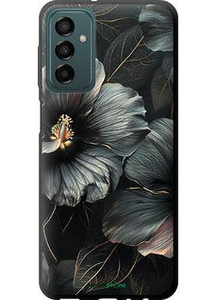 Чохол на samsung galaxy m13 m135 чорні квіти "6031b-2765-2448"