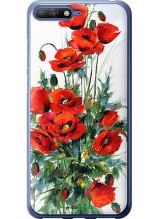 Чехол на huawei y6 2018 маки "523t-1637-2448"
